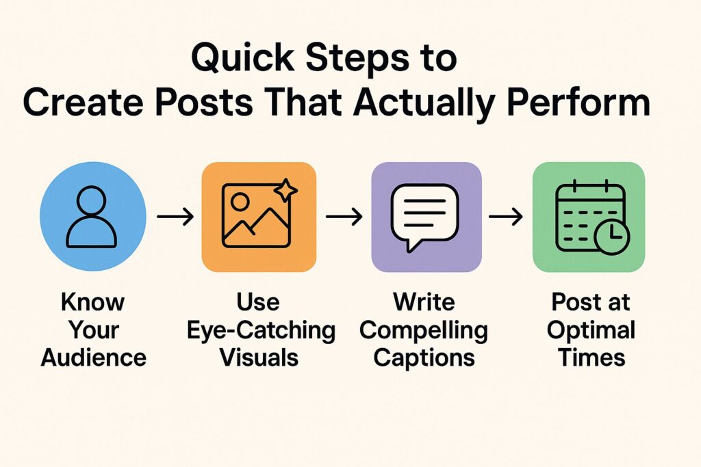 Quick steps to create posts that actually perform